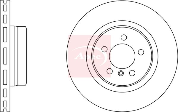 Apec DSK2594 Brake Disc - 1
