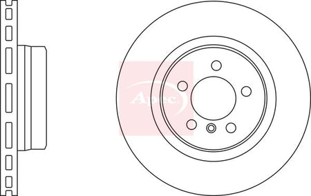Apec DSK2594 Brake Disc - 1