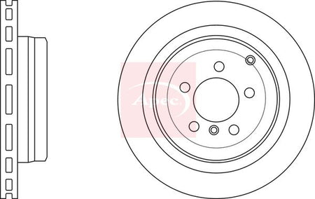 Apec DSK2595 Brake Disc - 1