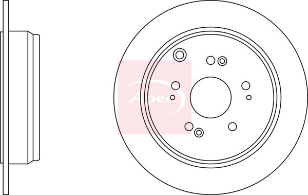 Apec DSK2597 Brake Disc - 1