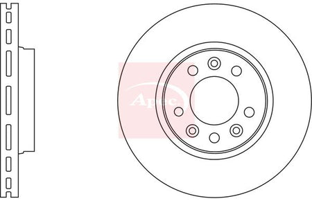 Apec DSK2610 Brake Disc - 1