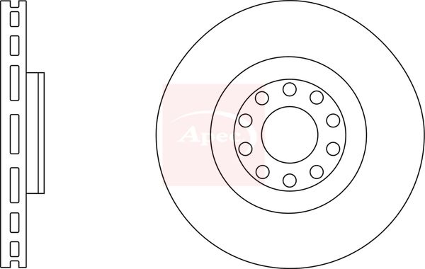 Apec DSK2631 Brake Disc - 1