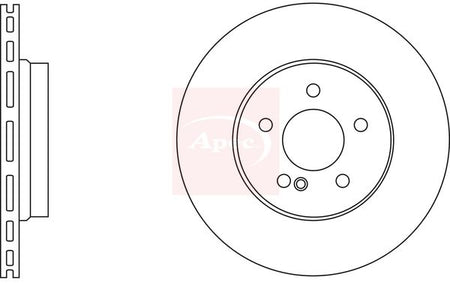 Apec DSK2636 Brake Disc - 1