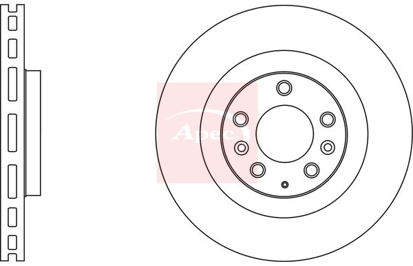 Apec DSK2643 Brake Disc - 1