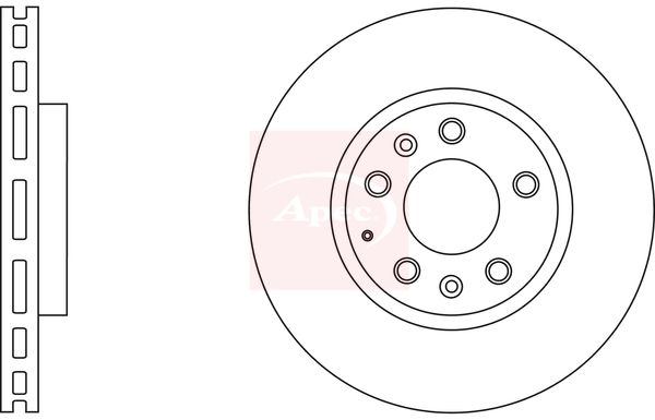 Apec DSK2644 Brake Disc - 1