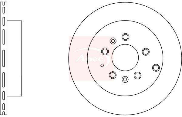 Apec DSK2645 Brake Disc - 1