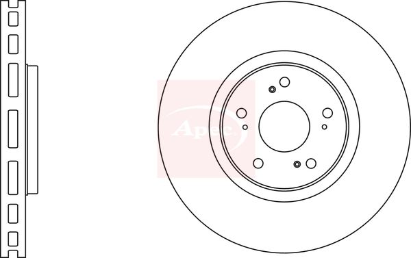 Apec DSK2650 Brake Disc - 1