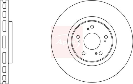 Apec DSK2650 Brake Disc - 1
