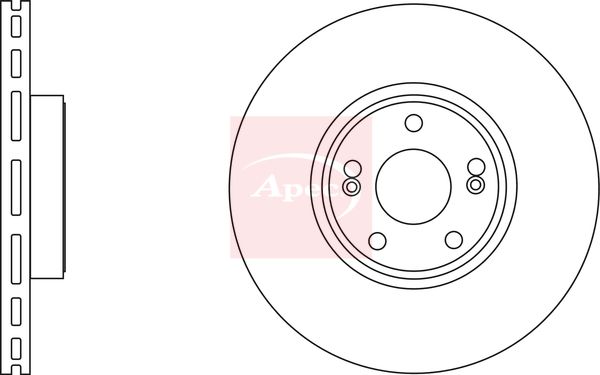 Apec DSK2653 Brake Disc - 1