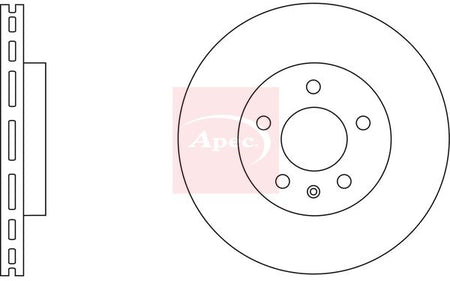 Apec DSK2660 Brake Disc - 1