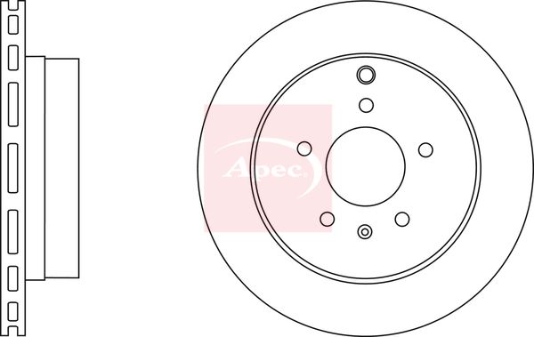 Apec DSK2661 Brake Disc - 1
