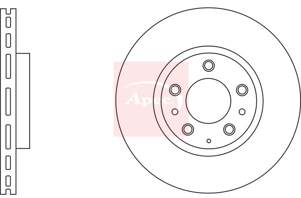 Apec DSK2665 Brake Disc - 1