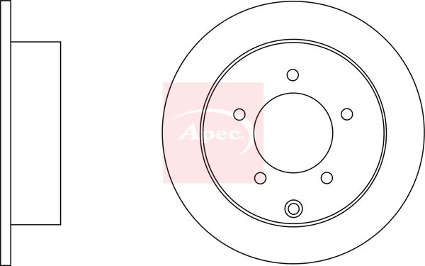 Apec DSK2667 Brake Disc - 1