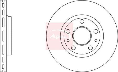 Apec DSK2676 Brake Disc - 1