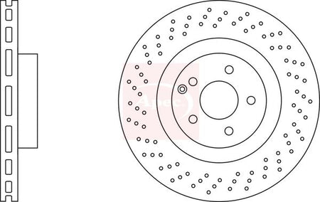 Apec DSK2683 Brake Disc - 1