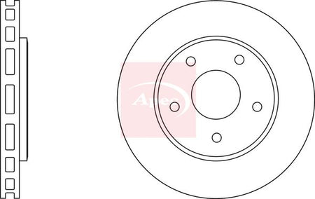 Apec DSK2686 Brake Disc - 1