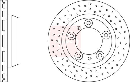 Apec DSK2689 Brake Disc - 1