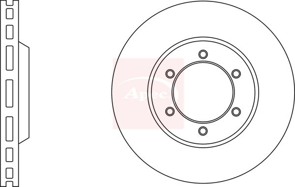 Apec DSK2691 Brake Disc - 1