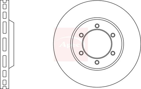 Apec DSK2691 Brake Disc - 1