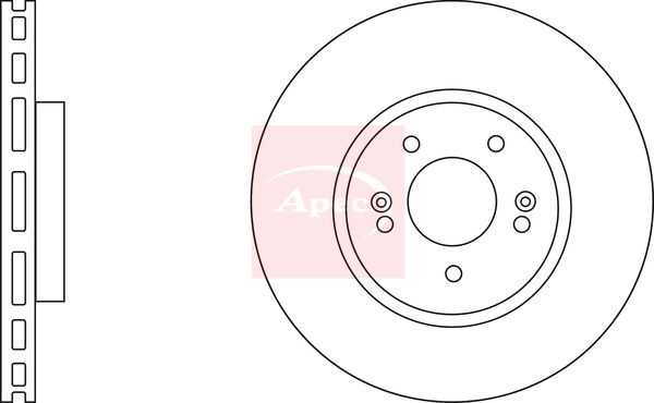 Apec DSK2693 Brake Disc - 1