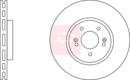 Apec DSK2693 Brake Disc - 1
