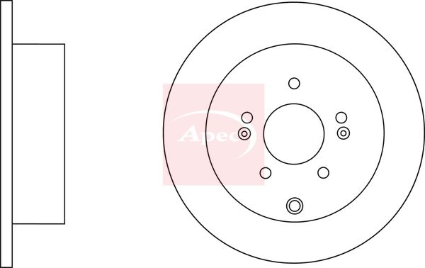 Apec DSK2694 Brake Disc - 1