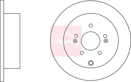 Apec DSK2694 Brake Disc - 1