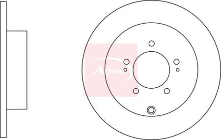 Apec DSK2697 Brake Disc - 1