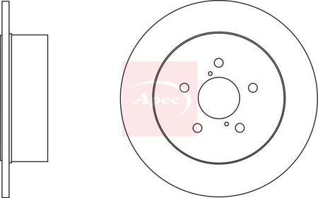 Apec DSK2698 Brake Disc - 1