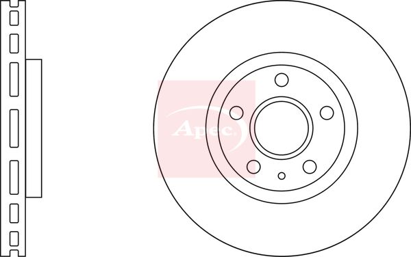 Apec DSK2699 Brake Disc - 1