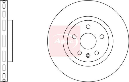 Apec DSK2701 Brake Disc - 1