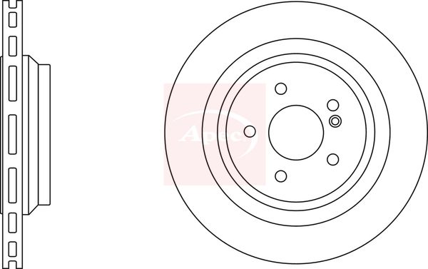 Apec DSK2704 Brake Disc - 1