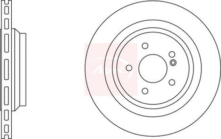 Apec DSK2704 Brake Disc - 1