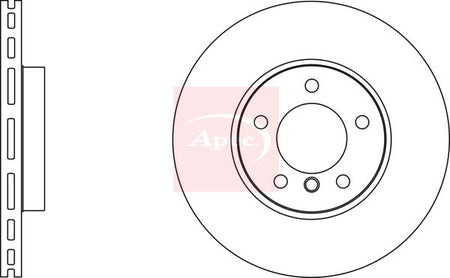 Apec DSK2705 Brake Disc - 1