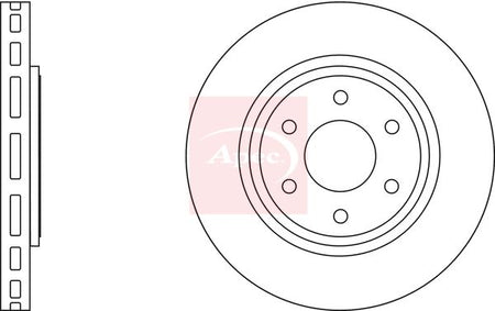 Apec DSK2707 Brake Disc - 1