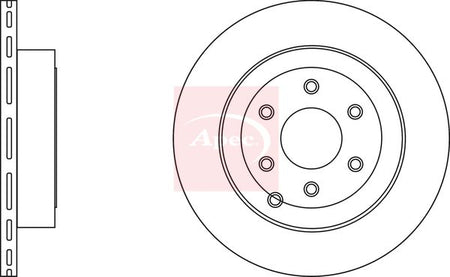 Apec DSK2708 Brake Disc - 1