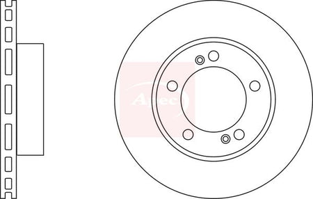 Apec DSK2709 Brake Disc - 1