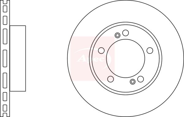 Apec DSK2709 Brake Disc - 1