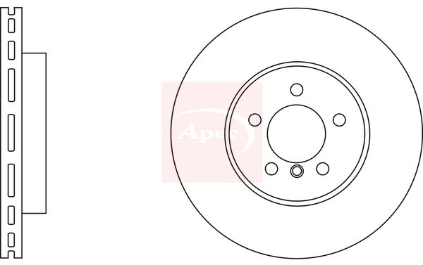 Apec DSK2724 Brake Disc - 1