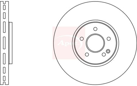 Apec DSK2725 Brake Disc - 1