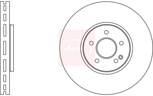 Apec DSK2725 Brake Disc - 1