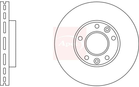 Apec DSK2730 Brake Disc - 1
