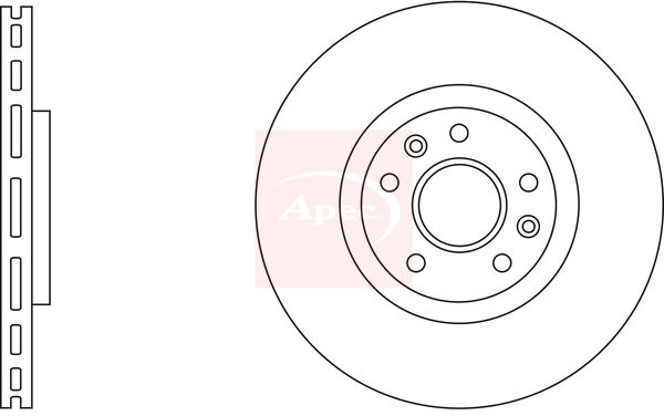 Apec DSK2732 Brake Disc - 1