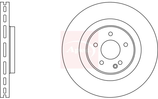 Apec DSK2735 Brake Disc - 1