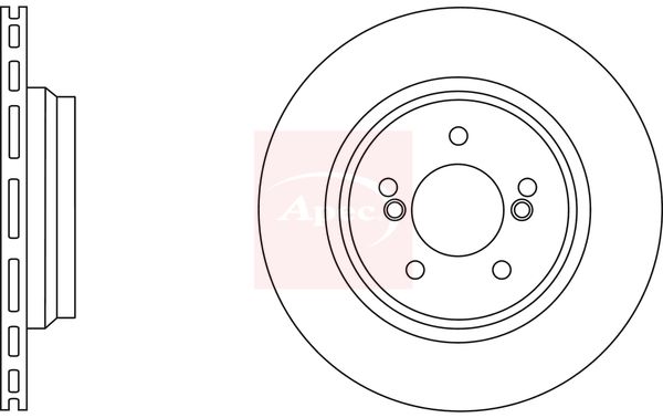 Apec DSK2739 Brake Disc - 1