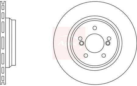 Apec DSK2739 Brake Disc - 1