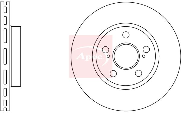 Apec DSK2740 Brake Disc - 1