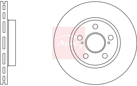 Apec DSK2740 Brake Disc - 1