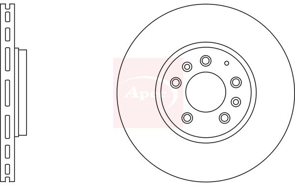 Apec DSK2747 Brake Disc - 1