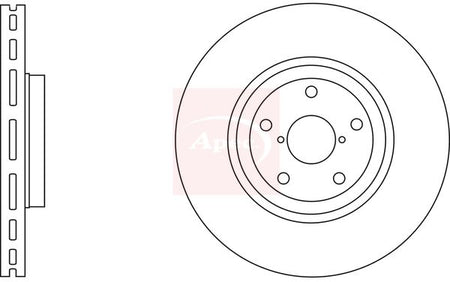 Apec DSK2750 Brake Disc - 1